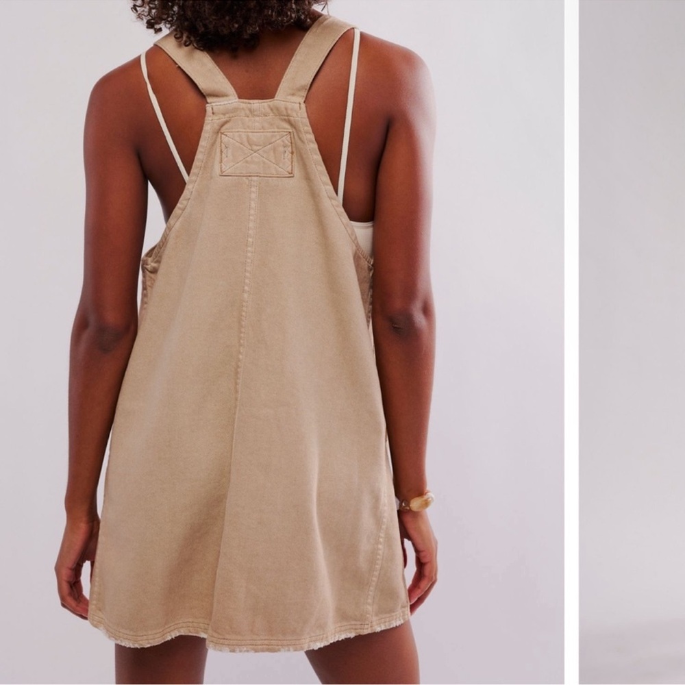 Free people denim overall dress - Picture 2 of 13